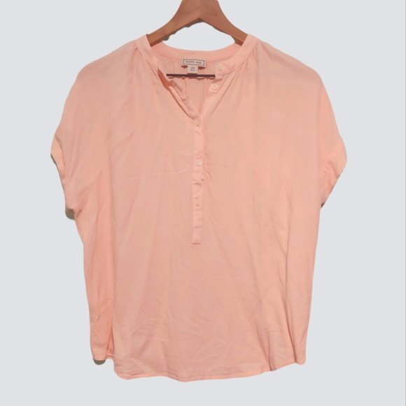 J. Crew Point Sur Blush Pink Drapey Popover Shirt Size XS - Picture 2 of 8